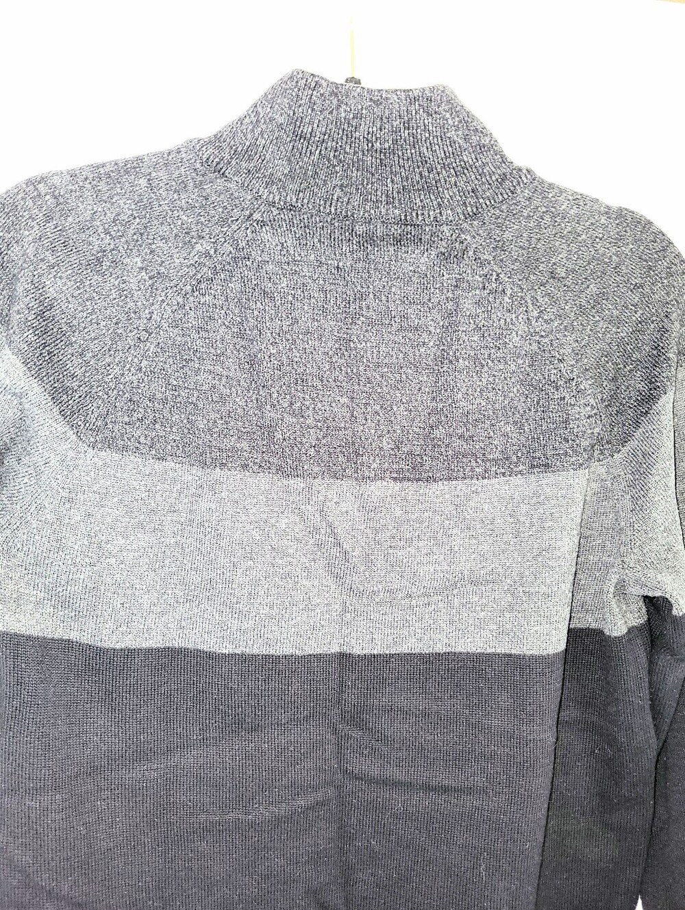 Men's Calvin Klein Colorblock Cotton Pull Over Sweater Medium - Picture 15 of 16